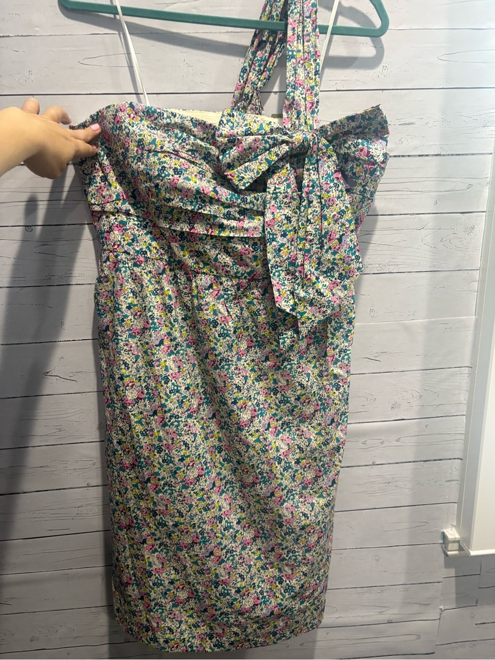 J.Crew X Liberty of London One Shoulder
Bow Dress - Picture 2 of 7